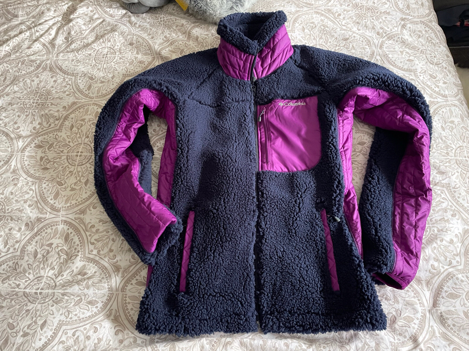 columbia archer ridge ii full zip fleece in cream