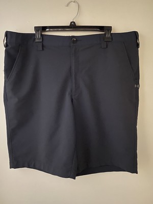 Under Armour Size 40 Waist Mens Golf Shorts Navy Blue Nylon Spandex Polyeste | eBay