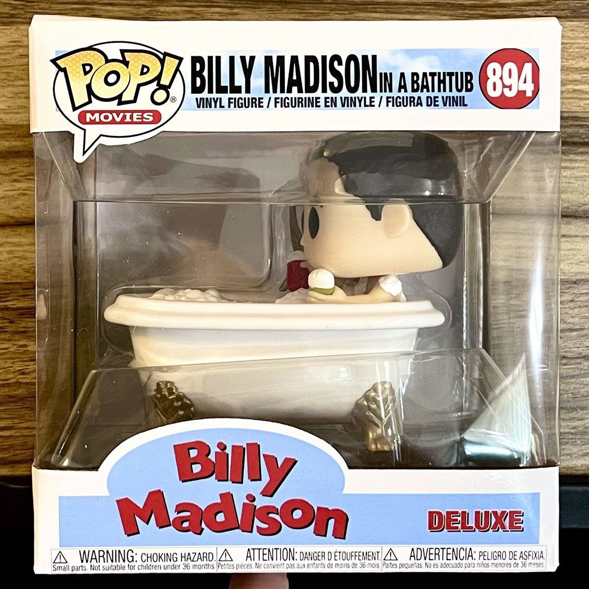 Billy Madison In A Bathtub Deluxe Funko Pop! #894 Movies Brand New