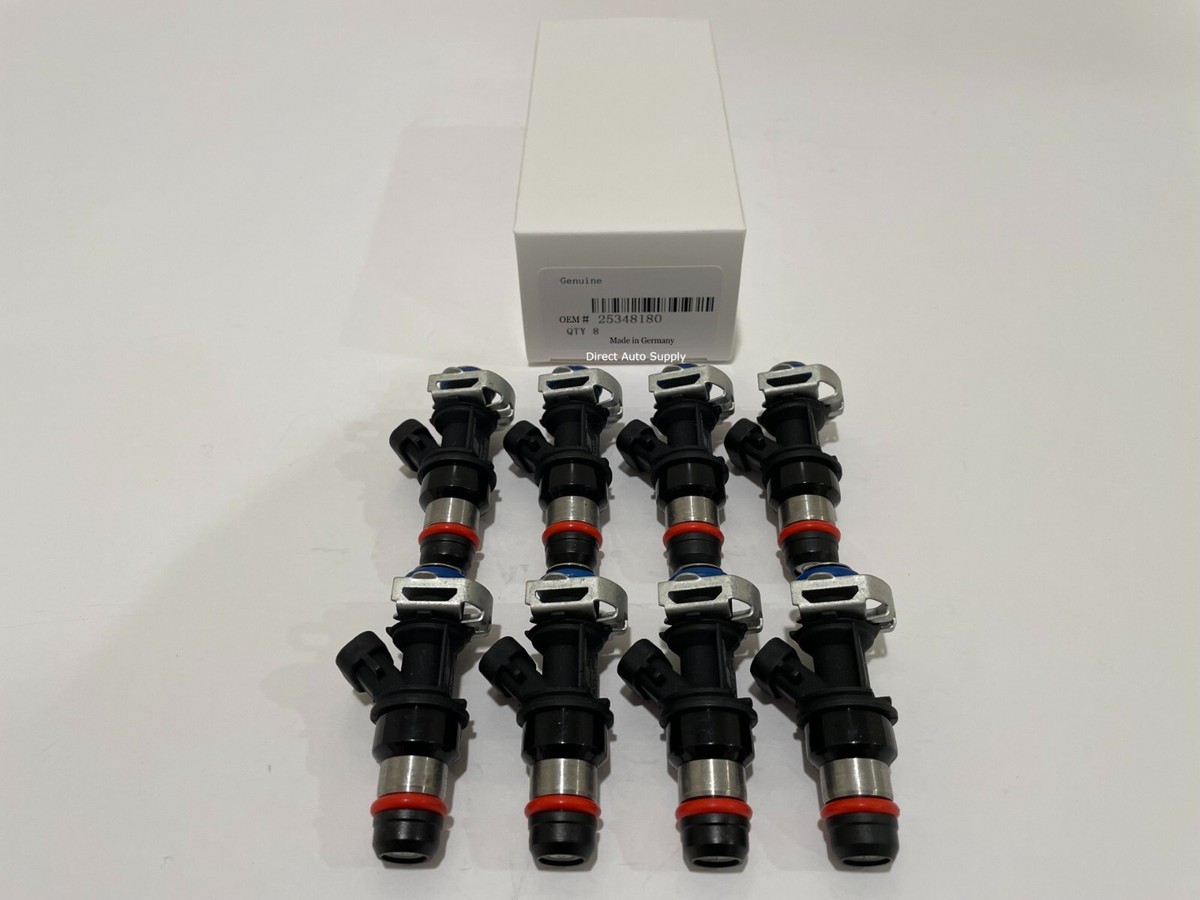 8 OEM NEW 42lb 440cc FUEL INJECTORS 25348180 FOR CHEVROLET GMC