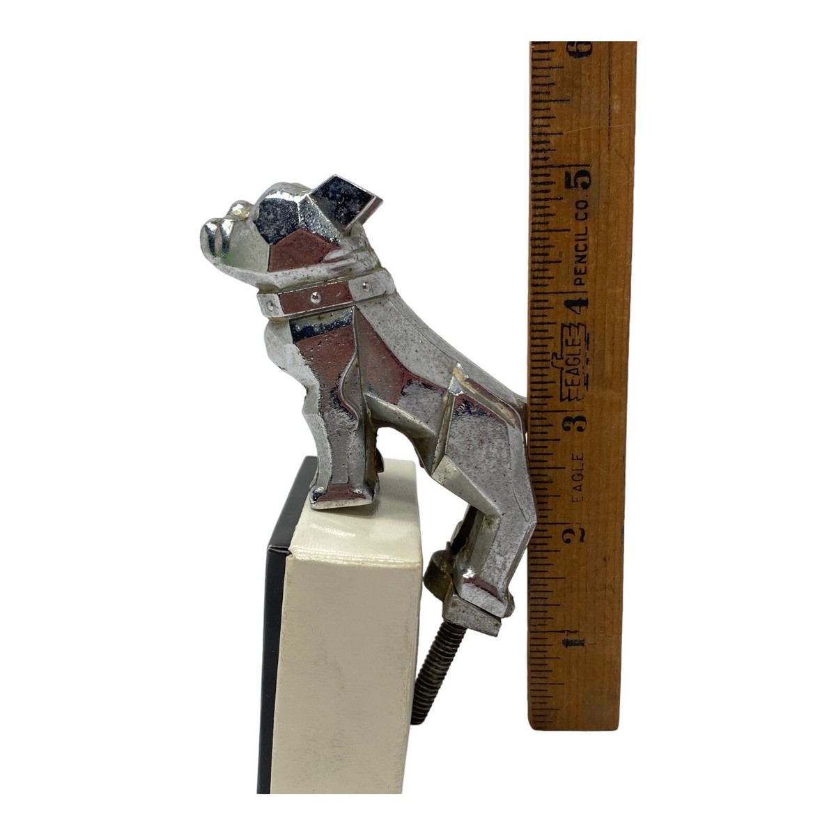 Original Vintage Chrome MACK Truck Bulldog Bull Dog Hood Ornament