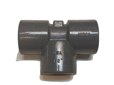 NIBCO 1/2'' PVC SCH 80 TEE FIPT X FIPT X FIPT   NEW IN BAGS OF 11