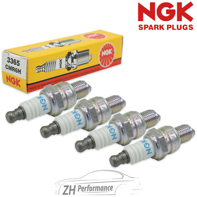 4x NGK 3365 CMR6H Zündkerze für Kettensäge Freischneider Stihl Honda