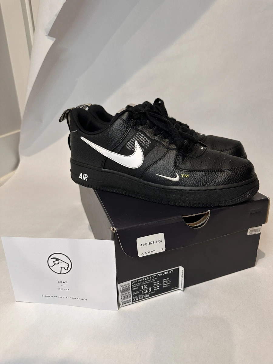 Nike Air Force 1 Utility Black, Where To Buy, AJ7747-001