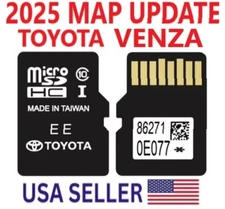 GPS MAP UPDATE 2025 TOYOTA VENZA NAVIGATION MICRO SD CARD OEM 86271 0E077 USA/CA