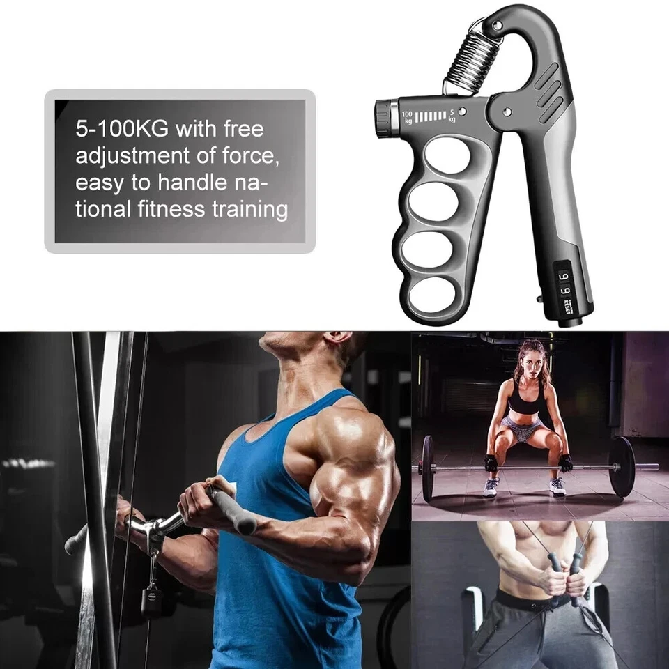 5-100 KG Grip Strength Trainer Hand Grip Strengthener Hand Gripper for Men Women - image 2 of 4