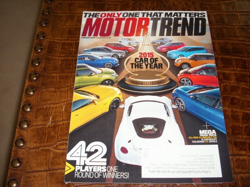 MOTOR TREND MAGAZINE JANUARY 2015 EBay