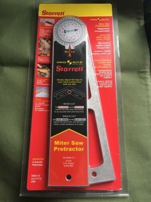 Starrett 505A-12 12-300mm Aluminium Miter Protractor