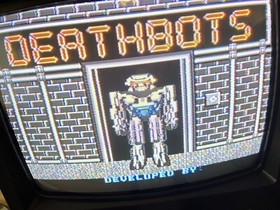 Deathbots - Unlicensed NES (AVE - American Video Entertainment) Tested Cart Only