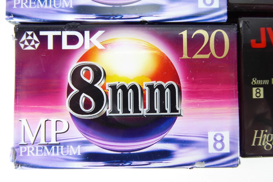 TDK & JVC 8 毫米视频磁带 120 分钟原厂封装 6 件装 — 第 2/4 张图片