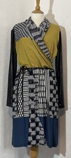 Paz Torras Size 44 Eur Dress Party Evening Smart Long Sleeve 1502