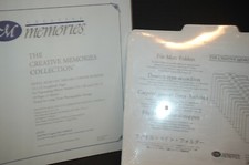 Creative Memories Sq Corner Border Scrapbook Pages 12x12 and File Mate Folders