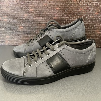NEW ECCO Soft 7 M 440334 Titanium/Black Men's Size 9 EXCELLENT CONDITION No Box