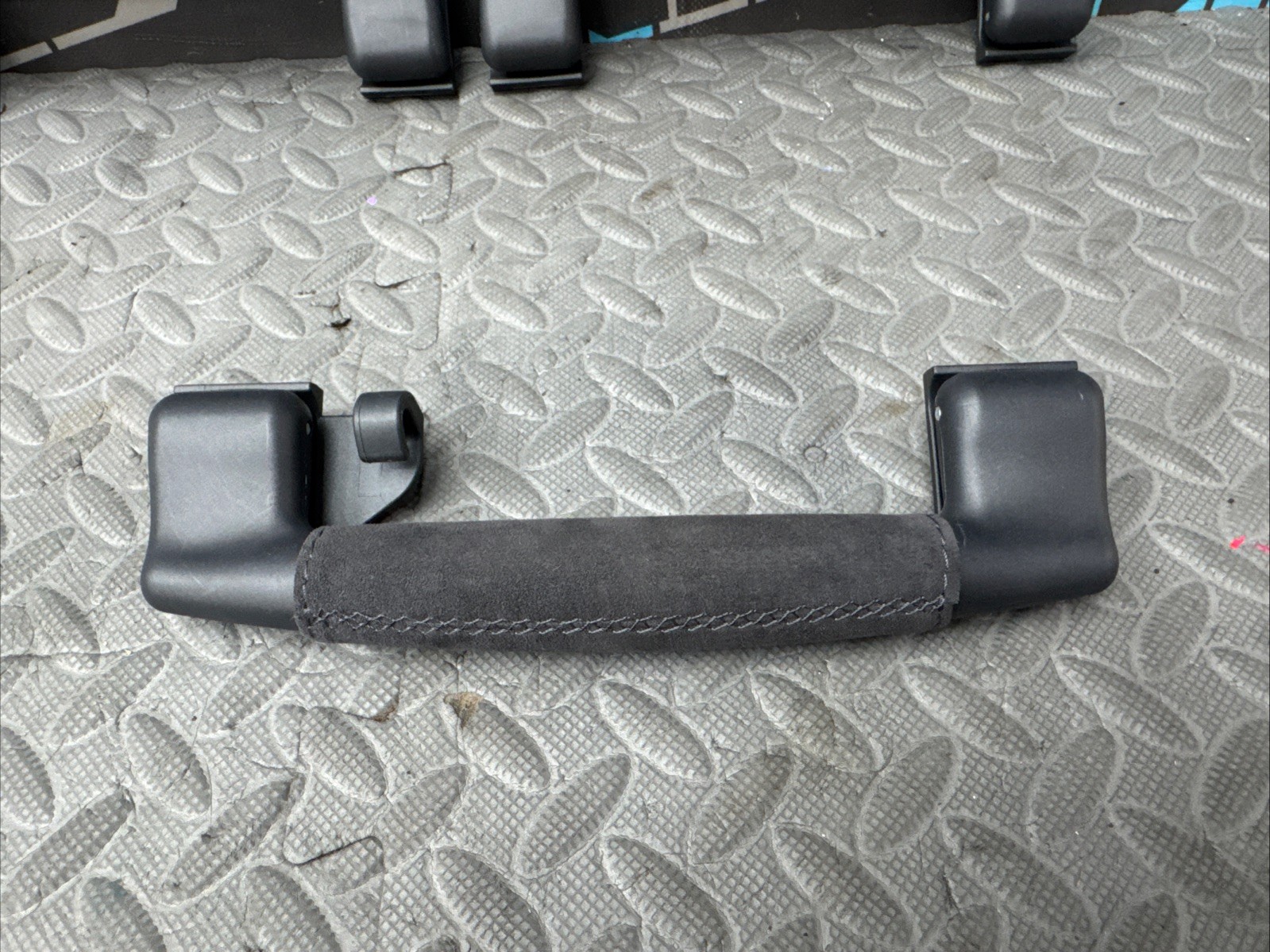 OEM Maserati Quattroporte M156 Roof Overhead Grab Handle Alcantara Suede 2014-22