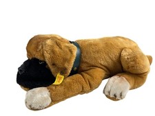 Steiff Animal 04045/35 Dog Boxer Reclining 35cm. Excellent Condition