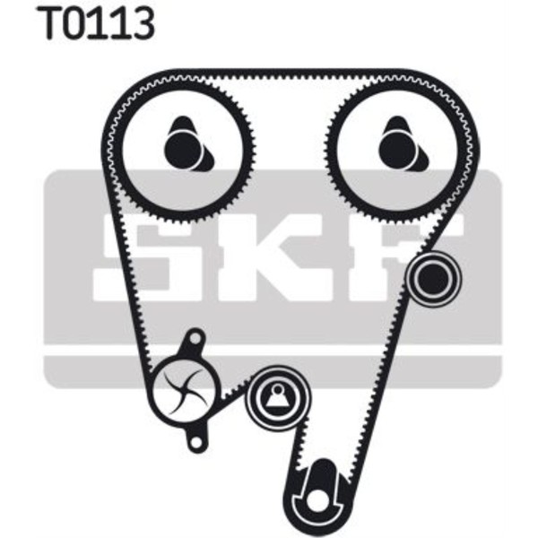 SKF Wasserpumpe + Zahnriemensatz FüR Volvo V70 I P80_ 875 876 850 Kombi LW-image