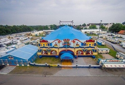 Circus Krone Hauptfassade 1987 bis 2018 Bausatz H0