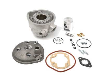 KIT, ENGINE CYLINDER, PISTON COMPLETE, ALUMINUM compatible with YAMAHA JOG 50