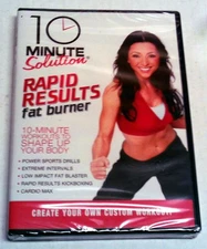 10 Minute Solution Rapid Results Fat Burner DVD Cat Chiarelli BRAND NEW & SEALED