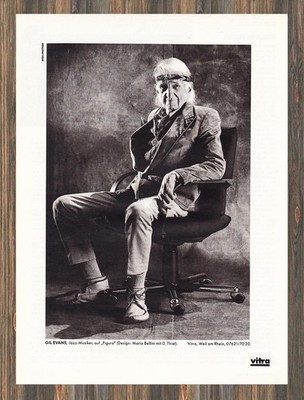 Vitra Seating - Gil Evans - Advertising Advertising Original Advertising 1988