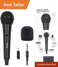 Durable Handheld Wired Microphone with 13ft Cable Perfect for All Occasions