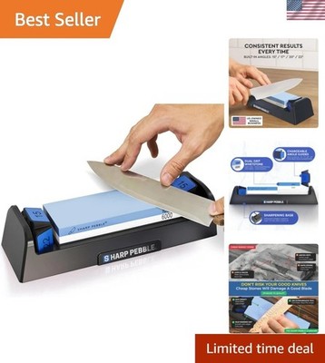 Whetstone Knife Sharpening System - 1000/6000 Grit, Beginner-Friendly