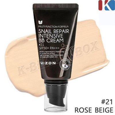 MIZON Snail Repair Intensive BB Cream 50g #21 Rose Beige SPF50+PA+++ K-Cosmetics