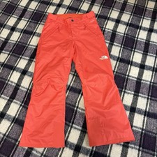 The North Face Freedom Insulated Ski Snow Pants Girls Large 14/16 Pink EZ Grow