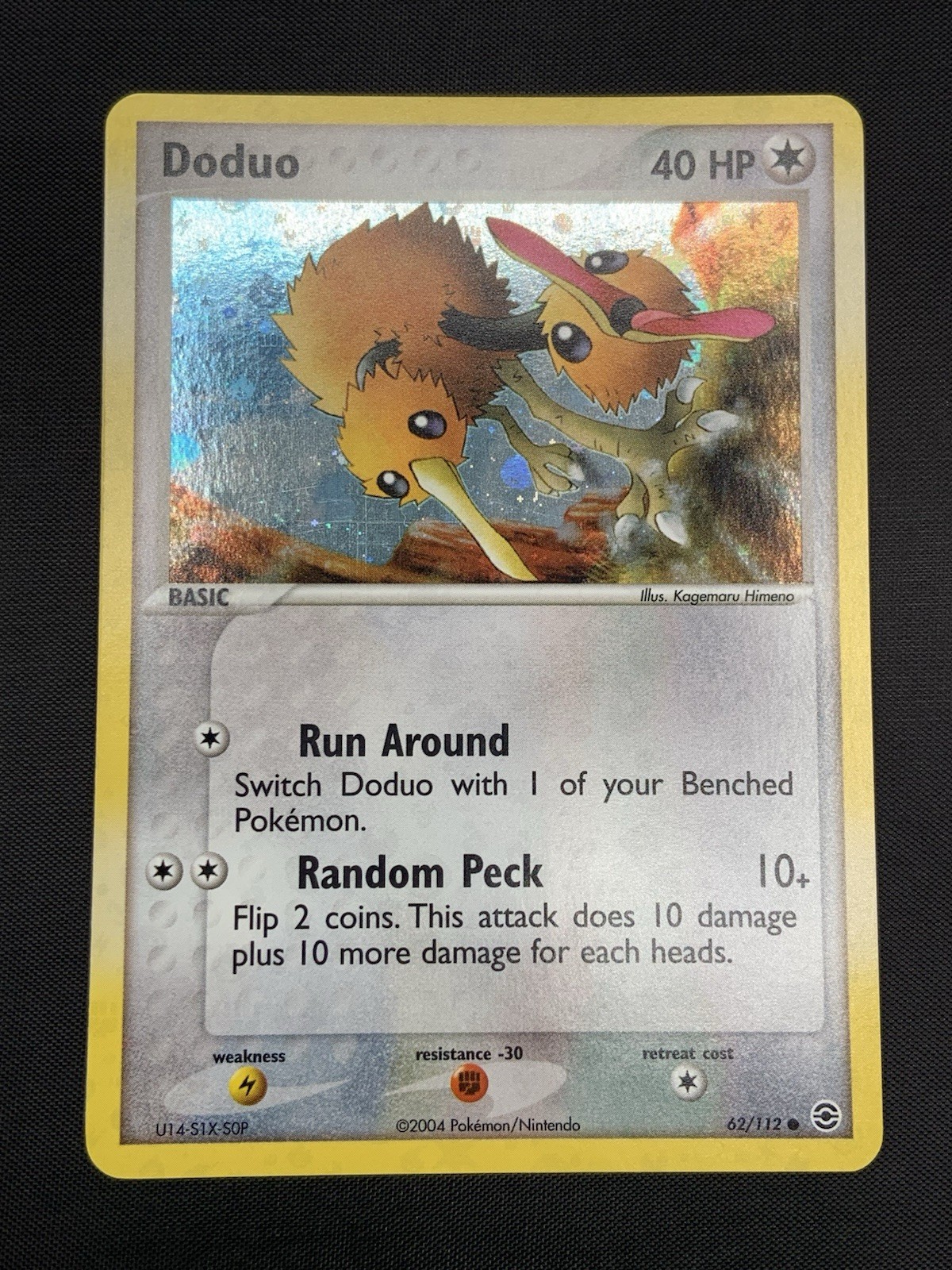 Doduo 62/112 Reverse Holo Ex Fire Red & Leaf Green Common 2004 Pokémon Card NM