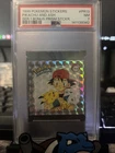 VINTAGE 1999 POKEMON Sticker Series 1 Prism Pikachu & Ash- PSA 7