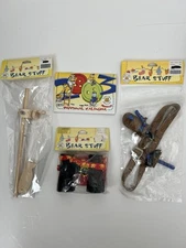 Build-a-Bear NWT Fishing pole, Binoculars, Map, Tool Belt, Tools, Calendar RARE
