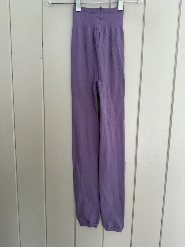 Medias Gudrun Sjoden L Grandes Púrpura Sin Pies Boho Arte para Usar Foto 3 de 4