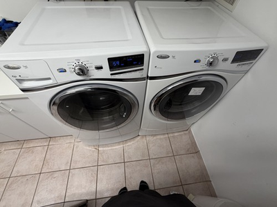 #ad #ad Whirlpool Duet Steam Front Load Washer amp; Dryer Set White $599.00