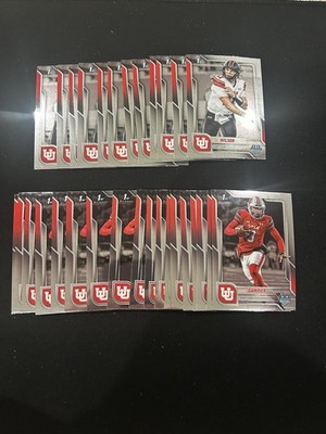 Utah Utes Lot (42) 2025 Bowman U Chrome Dampier Wilson Parker
