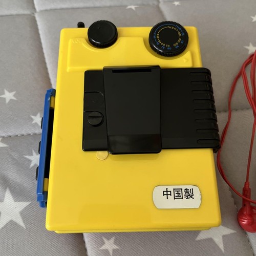 Reproductor de casete estéreo retro Sanrio verano 1985 audio portátil vintage - Imagen 3 de 7
