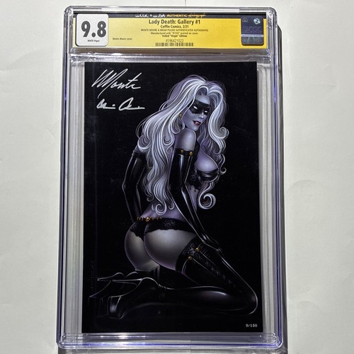 Lady Death: Gallery #1 Virgin Variant CGC 9.8 Signed Pulido/Moore #4596421022