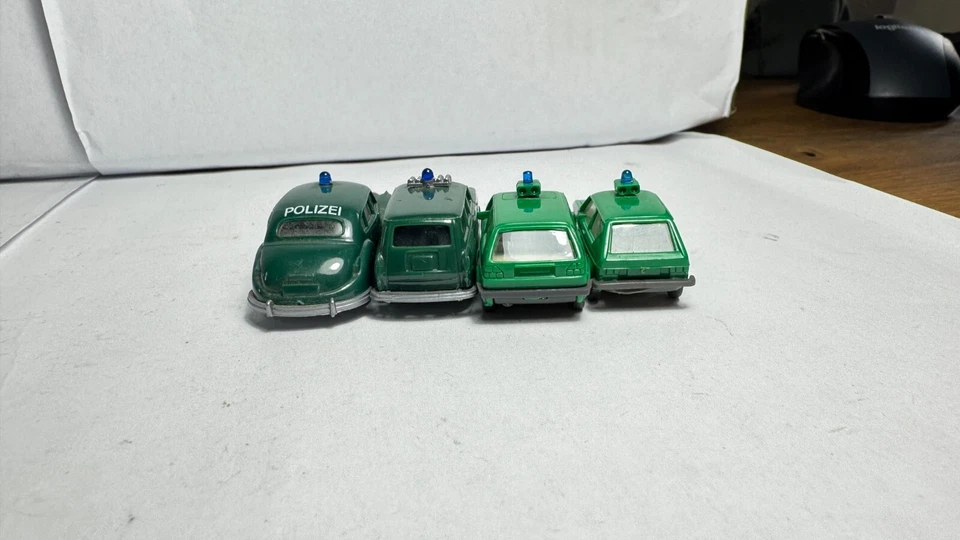 Wiking 1:87 scala H0 POLIZIA VW 1500 Variant Golf 1 2 BMW 501 - Immagine 4 di 4