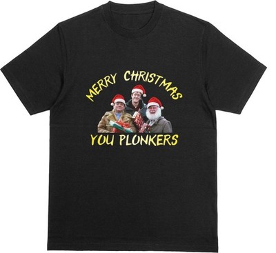 MERRY CHRISTMAS YOU PLONKERS T-Shirt | Only Fools & Horses | Del Boy Rodney Tee