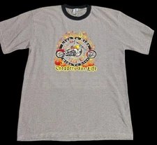 Vintage Choppers For Life Live To Ride Ride To Live Belton Shirt USA Excellent