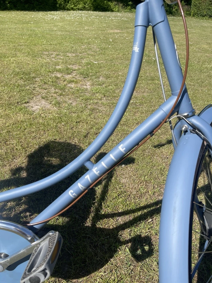 Gazelle Holland Rad 28 Zoll Damen 3-GANGSCHALTUNG Blau Korb.Top Zustand Wie Neu - Bild 3 von 4