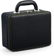 Leather Jewelry Box Handmade Travel Jewelry Organizer Storage Case Holder for Gi