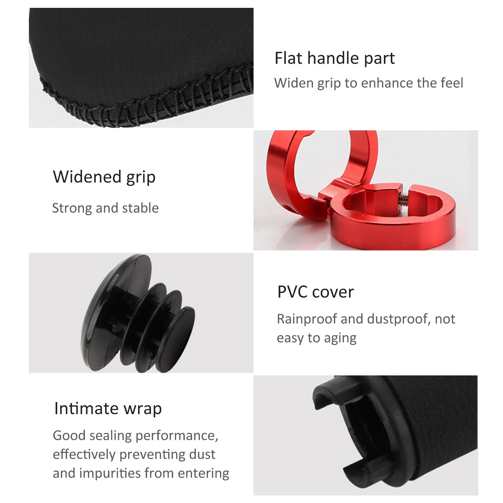 GUB608 Mountain Bike Handlebar Bicycle Grips Holding Bar AntiSlip Cover With