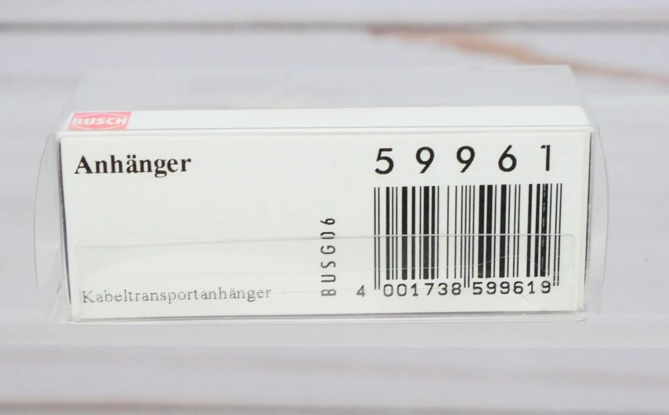 Busch Automodelle 59961, Cable Reel Trailer, 1/87 HO Scale - Image 3 of 3