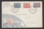 Denmark 1941 Vitus Bering FDC censored to Sweden - ships