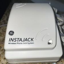    GE Instajack 2 86597 Rev 2 Wireless Phone Jack System Base 2 Port Voice Data