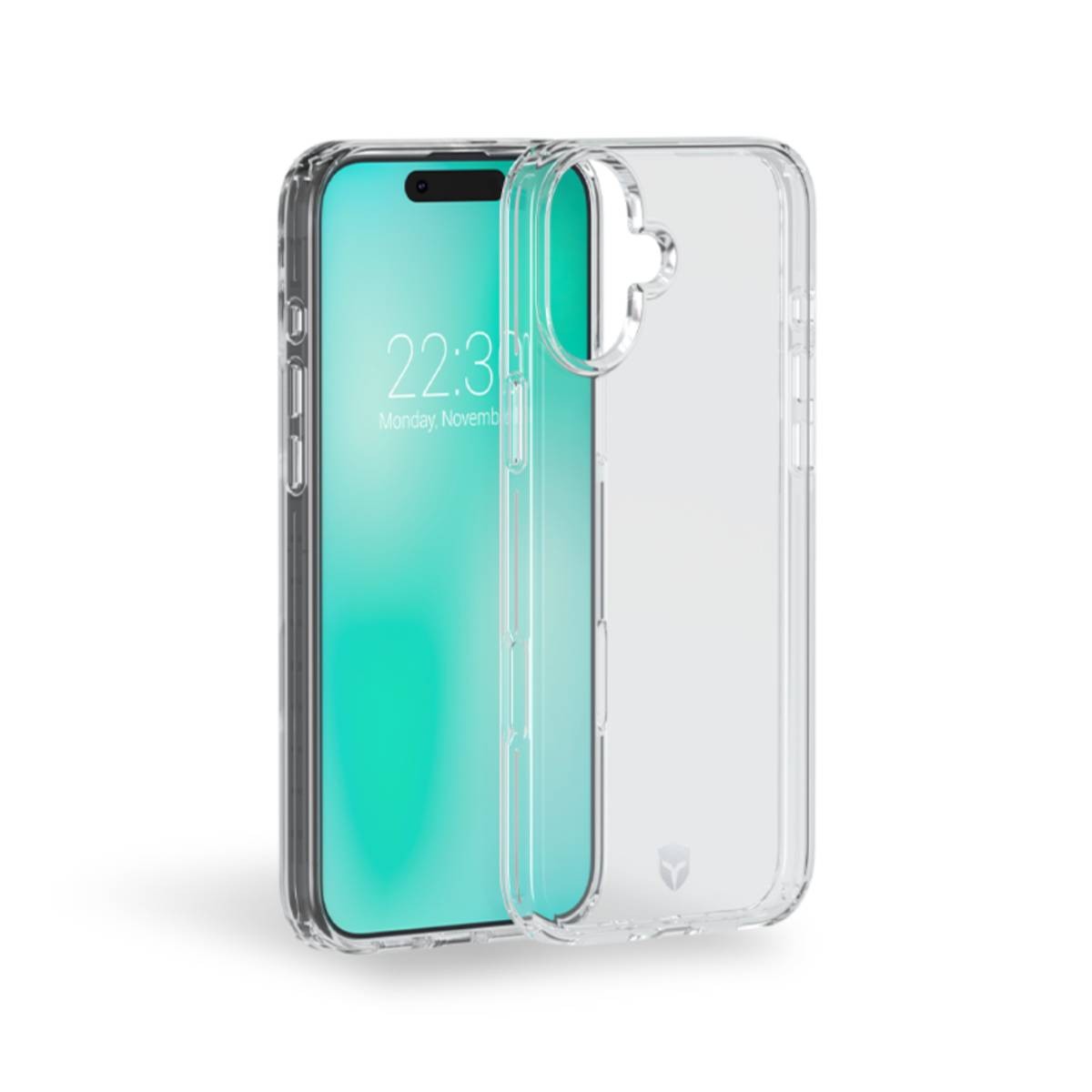 Coque iPhone 16 transparente et renforcée contre les chocs du quotidien