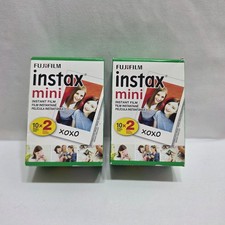 2 Pack Of Fujifilm Instax Mini 20 shots Instant Film For Camera Exp 2022