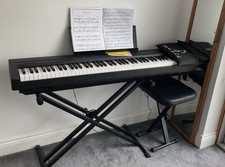 Yamaha P-45 Digital Piano Bundle with FC4A Pedal, Keyboard Stand, and Stool