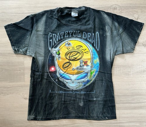 Vintage 1996 Grateful Dead Encounter Your Face Tie Dye Concert T Shirt