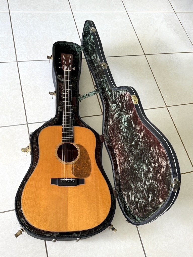 1940 Martin D-18 ultra rare factory Tortoise Headstock w/insane